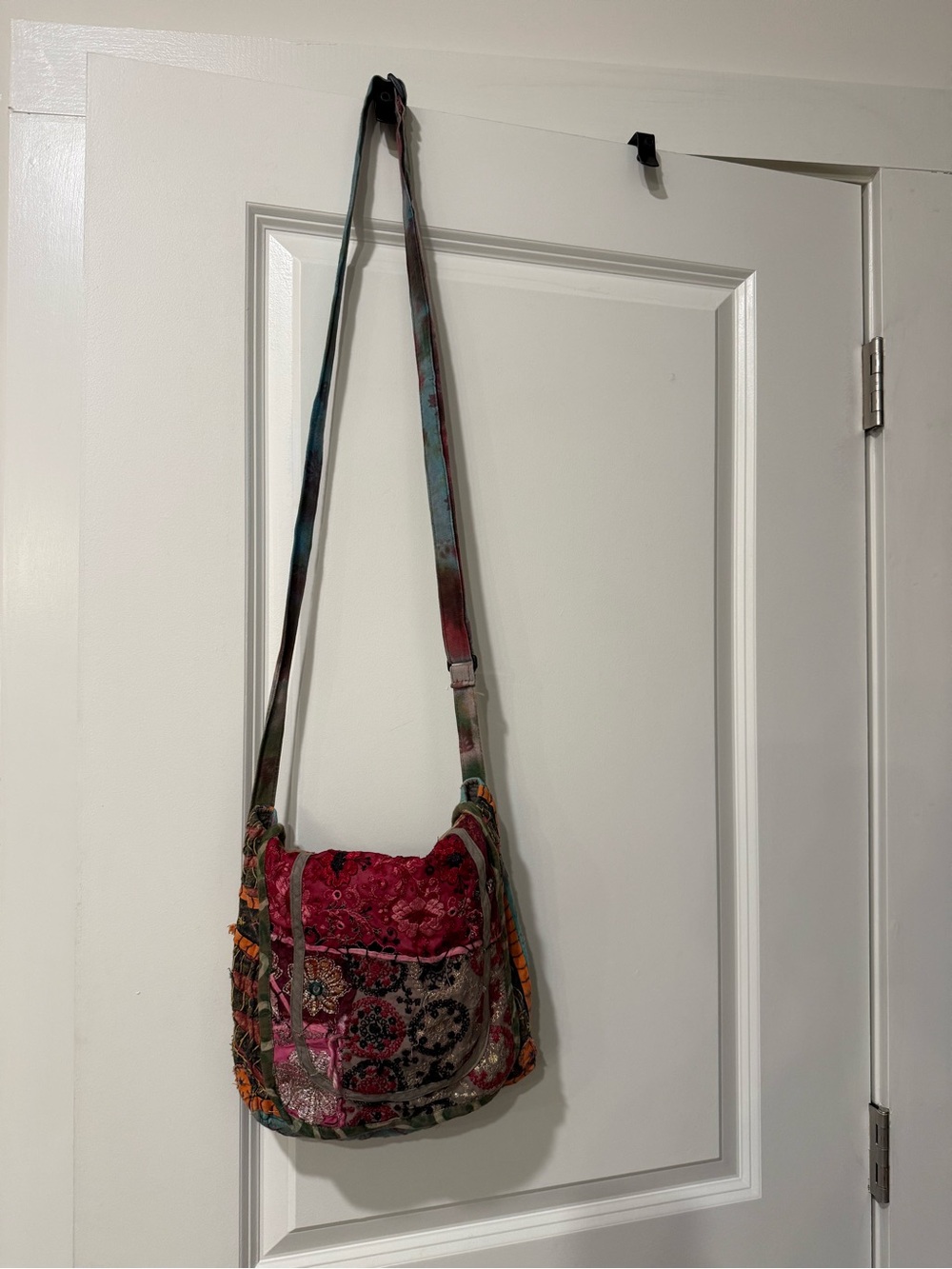 Hippie Patchwork Crossbody Bag